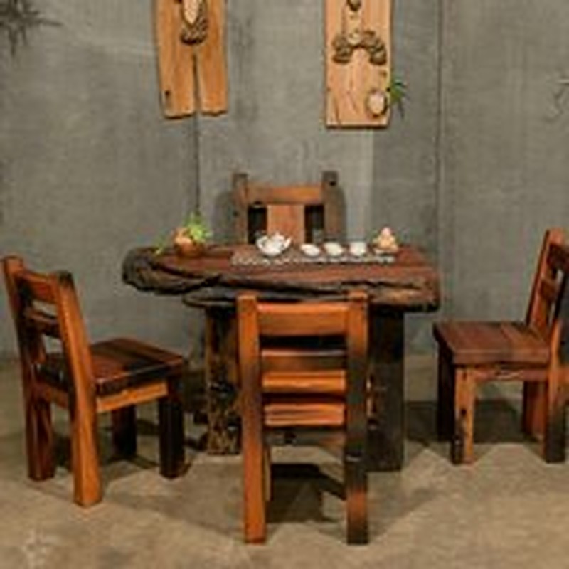 Bàn trà GTT-027 gỗ táu tàu thuyền