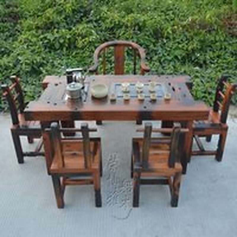 Bàn trà GTT-015 gỗ táu tàu thuyền