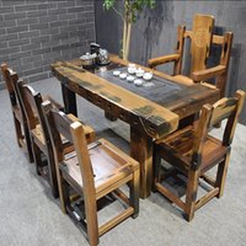 Bàn trà GTT-019 gỗ táu tàu thuyền