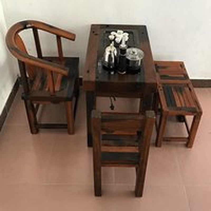 Bàn trà GTT-042 gỗ táu tàu thuyền
