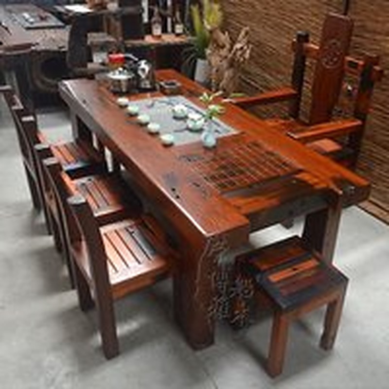 Bàn trà GTT-034 gỗ táu tàu thuyền