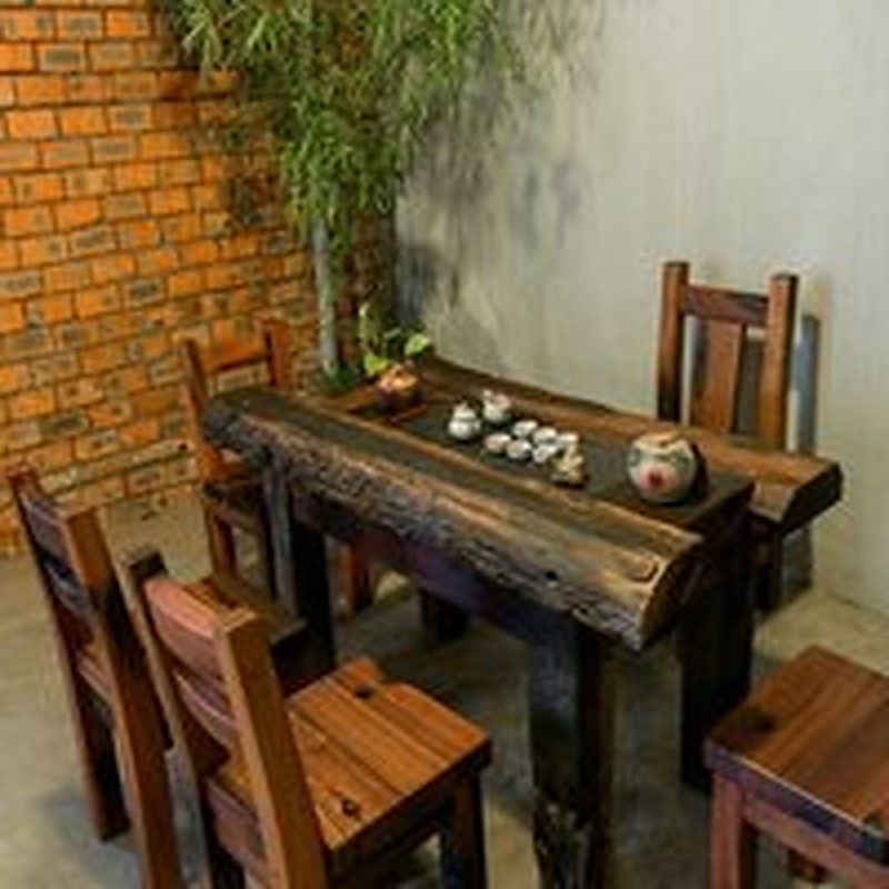Bàn trà GTT-021 gỗ táu tàu thuyền