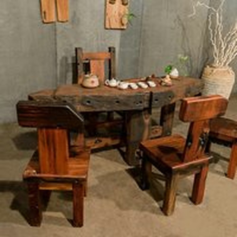 Bàn trà GTT-022 gỗ táu tàu thuyền