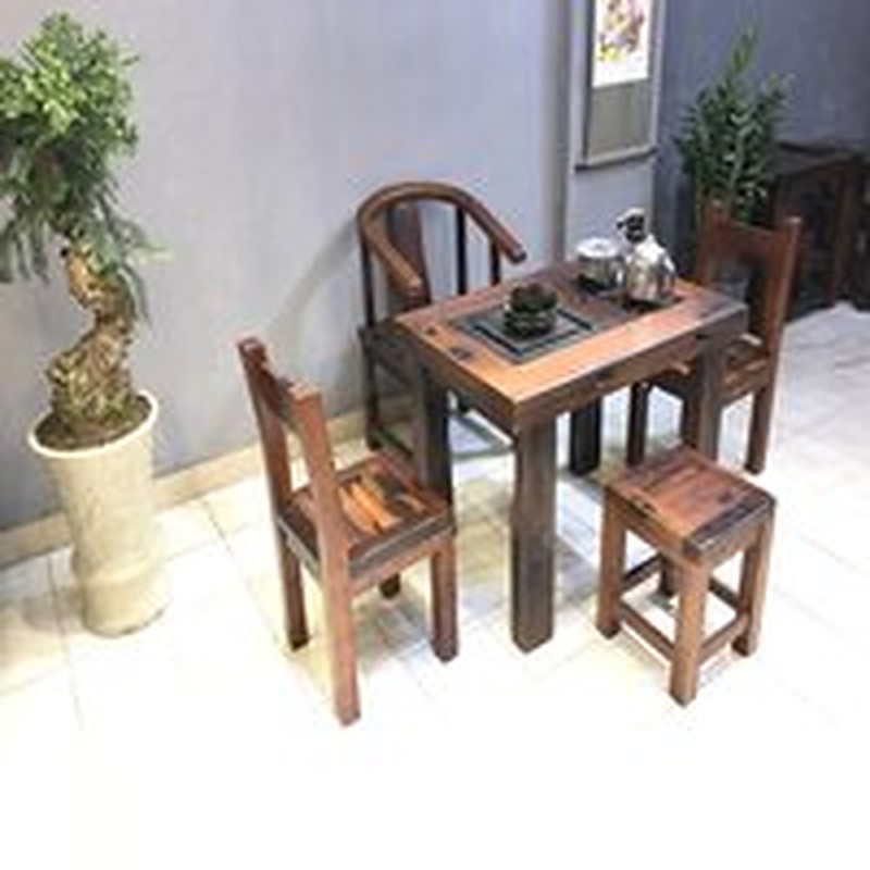 Bàn trà GTT-031 gỗ táu tàu thuyền
