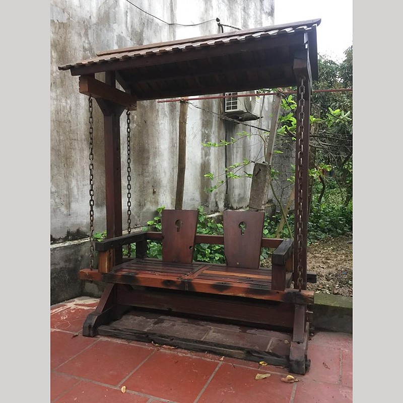 Xích đu - Ghế thư giãn GTT-112 gỗ tàu thuyền