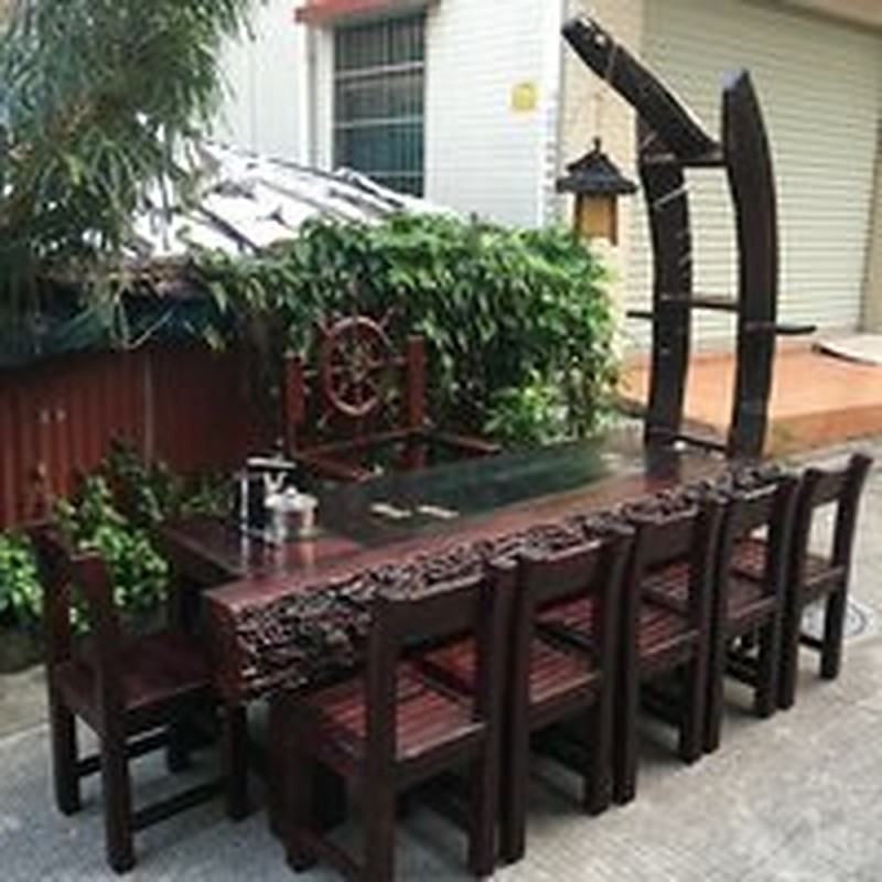 Bàn trà GTT-012 gỗ táu tàu thuyền