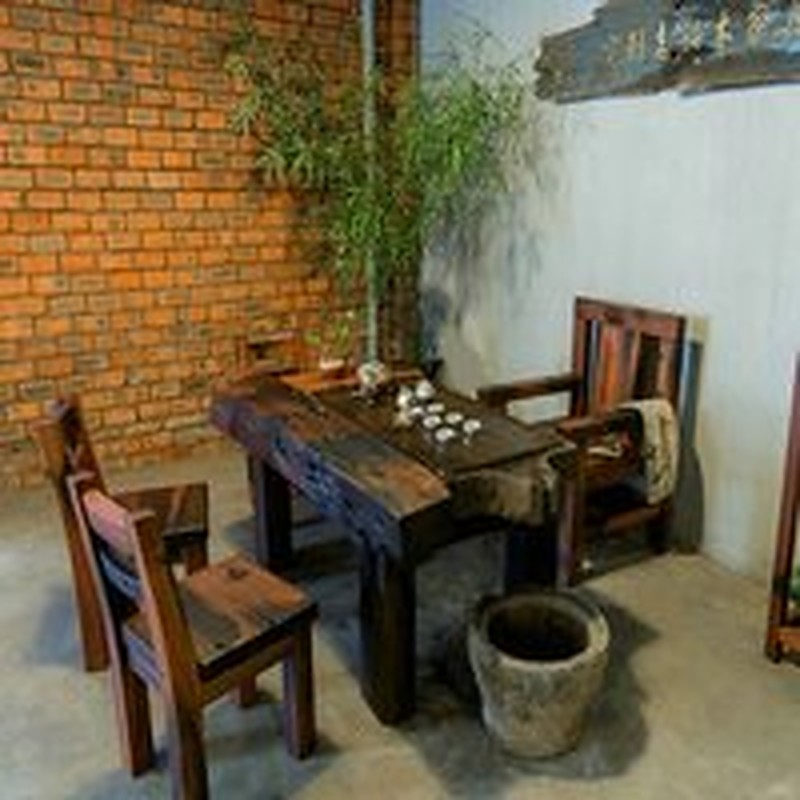 Bàn trà GTT-020 gỗ táu tàu thuyền