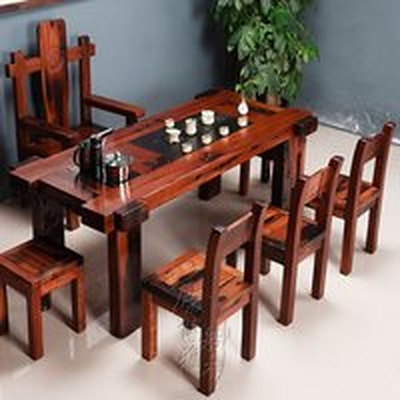 Bàn trà GTT-013 gỗ táu tàu thuyền