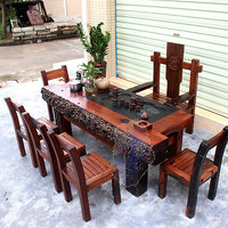 Bàn trà GTT-014 gỗ táu tàu thuyền