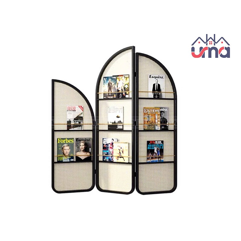 Vách Ngăn Gỗ Mây Nhựa Mắt Cáo Cao Cấp VNG007