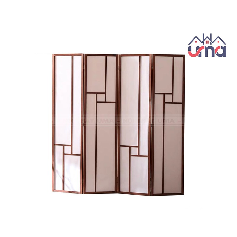 Vách Ngăn Gỗ Phong Cách Nhật Bản Đẹp Mắt VNG001